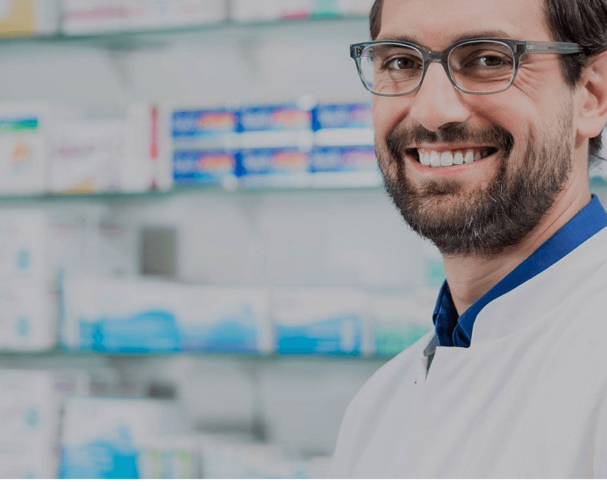 Pharmacist in the CuraPharm dispensary